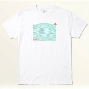 NEW lovelytheband Striped "Lip Kiss" Graphic Tee - Official Merch XL